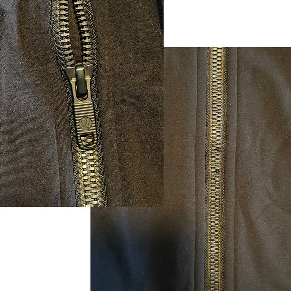Lululemon Hooded Define Jacket Size 18 — Black Zip-Up Lightweight Hoodie - Picture 6 of 7